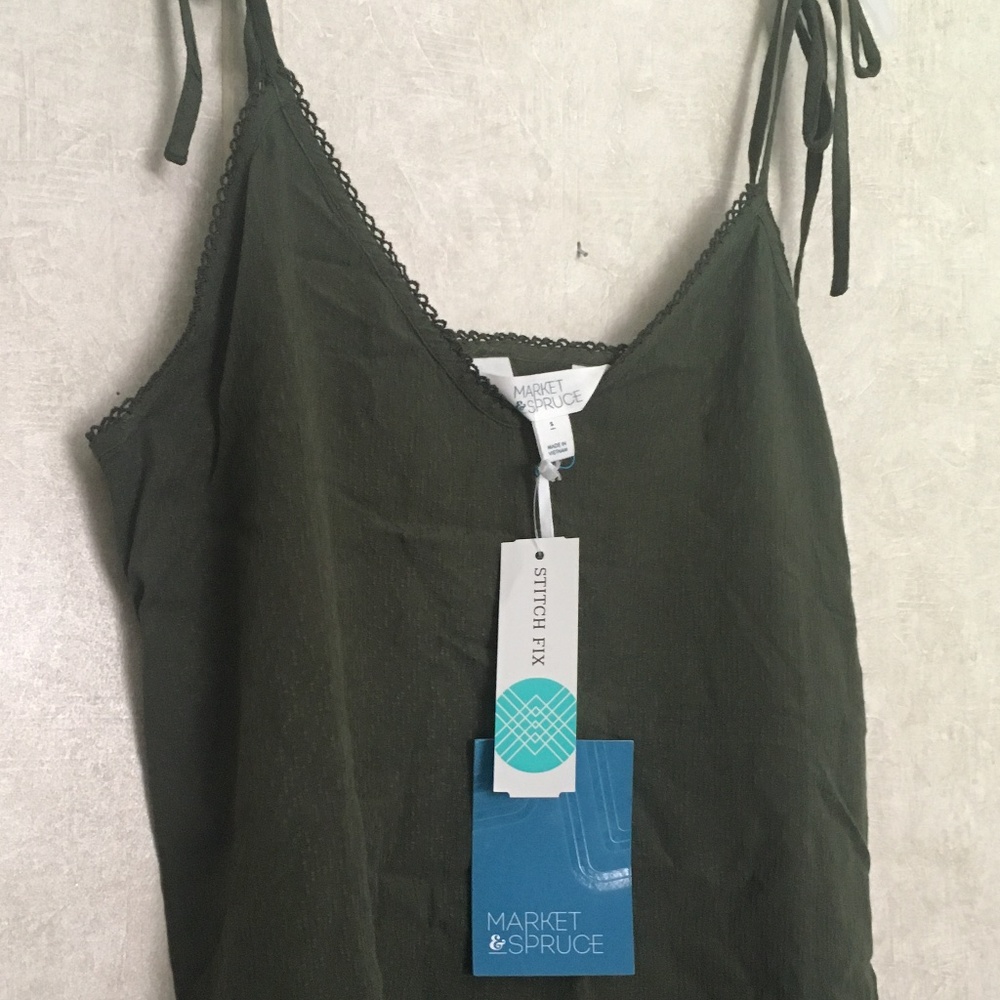 Market & Spruce Cher Tie Sleeve Cami